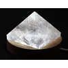 Křišťál pyramida 47 x 47 mm + LED světlo - TOP kvalita #K547