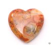 Srdce Achát krajkový 20x20 mm - Achátové srdce #39
