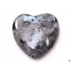 Srdce Labradorit černý 20x20 mm - Labradoritové srdce  #43