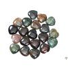Heart Multicolored agate 30 x 30 mm - Agate heart #52