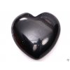 Srdce Obsidián černý 30x30 mm - Obsidiánové srdce #58