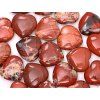 Red jasper heart 30x30 mm - Jasper heart #60
