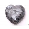 Serce z czarnego labradorytu 30x30 mm - Serce z labradorytu  #69