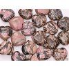 Serce Rodonit 30x30 mm - Rodonitowe serce #71