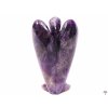 Anděl Ametyst 100x60 mm z přírodního kamene 10 cm #ZB56