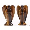 Anioł Tygrysie oko 100x60 mm - Anioł z naturalnego kamienia 10 cm #28