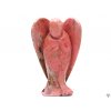 Anděl Rodonit 100x60 mm - Anděl z přírodního kamene 10 cm #29