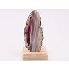 Agate candle holder plate 13 cm - Top quality #499