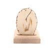 Agate candle holder plate 8 cm - Top quality #566