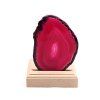 Agate candle holder plate 8 cm - Top quality #567