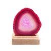 Agate candle holder plate 8 cm - Top quality #575