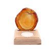 Agate candle holder plate 8 cm - Top quality #579