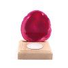 Agate candle holder plate 8 cm - Top quality #580