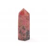 Obelisk rodonitowy szpic 124 g - 7,3 cm #K907