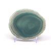 Agate slab size 8 cm + stand #1536 - Top quality