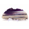 Agate slab size 14 cm + stand #1697 - Top quality