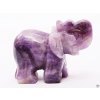 Slon Ametyst 50 x 35 mm - Slon z přírodního kamene #ZB16