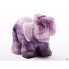 Slon Ametyst 50 x 35 mm - Slon z přírodního kamene #ZB16