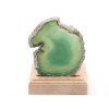 Agate candle holder plate 8 cm - Top quality #614