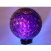 Guľa Yooperlite 655 g - 78 mm + drevený podstavec #A19
