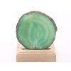 Agate candle holder plate 8 cm - Top quality #623
