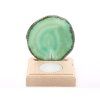 Agate candle holder plate 8 cm - Top quality #623