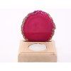 Agate candle holder plate 7 cm - Top quality #634
