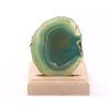 Agate candle holder plate 8 cm - Top quality #638