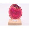 Agate candle holder plate 10 cm - Top quality #650