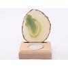 Agate candle holder plate 9 cm - Top quality #656
