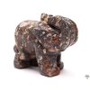 Slon Jaspis leopardí 80 x 58 mm z přírodního kamene #ZB15