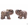 Slon Jaspis leopardí 80 x 58 mm z přírodního kamene #ZB15
