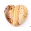 Serce Jaspis obrazkowy 30x30 mm - Jaspisowe serce #80