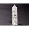 Obelisk kryształ pęknięty 63 g, szpic 78 mm #A171
