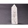 Obelisk Křišťál pukaný 63 g špice 78 mm #A171