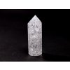 Obelisk Křišťál pukaný 84 g špice 78 mm #A233