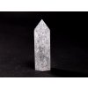 Obelisk Křišťál pukaný 84 g špice 78 mm #A233