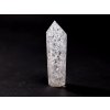 Obelisk Křišťál pukaný 64 g špice 82 mm #A234