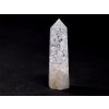 Obelisk Křišťál pukaný 58 g špice 77 mm #A236