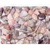 Tumbled stone Agate pink L size 25 - 40 mm - Botswana #598