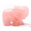 Słoń różowy 50 x 38 mm - Słoń z naturalnego kamienia #55