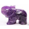 Amethyst Elephant 50 x 38 mm - Natural Stone Elephant #58