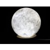 Křišťál koule 86 mm 885g přírodní kámen + LED dřevěný podstavec #A380