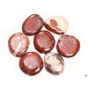 Palm stone Jasper breccia 35 - 40 mm flat stone #143