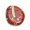 Palm stone Jasper breccia 35 - 40 mm flat stone #143