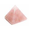 Rose quartz pyramid 86x85 mm 561 g TOP quality #B44
