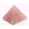 Różowy piramida 76x76 mm 381 g TOP jakość #B54