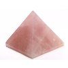 Rose quartz pyramid 83x82 mm 505 g TOP quality #B62