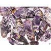 Zebra amethyst raw stone 7 - 15 cm Zambia #603