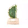Agate candle holder plate 10 cm - Top quality #687